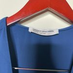 Amanda Uprichard  Blue Wrap Mini Virginia Dress sz S Photo 2