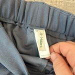 Halara  NWT Flex High Waisted Pocket Wide Leg Waffle Pants Blue Q46 Photo 4