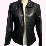 wilson's leather 90s vintage black  jacket Photo 0