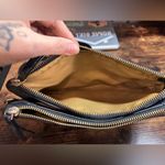 Henri Bendel ‎ Vintage Black Leather Purse OS Photo 9