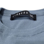  Dress Size XXS Lioness Military Minds Long Sleeve Dress Bodycon Dress Women's Dress Stretch Blue Drawstring/ Tie Photo 6