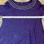 Max edition  Purple Shark Bite Long Sleeve Embellished Neck Small Photo 5