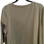 Caslon π« 3/4 Sleeve Stretch Cotton V-Neck, Long Tee, Olive Green, Plus-Size 2X Photo 6