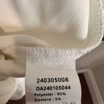 Commense Women's Pleated Wide Leg Trouser Pants Oversized White Size XS NWT Photo 6