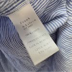 Frank & Eileen Rory Long Sleeve Linen Striped Maxi Dress Blue XL Photo 7