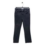 Madewell Middle School Rise Kick Out Jeans Black Size 28 Minimalist Coastal Boho Photo 1