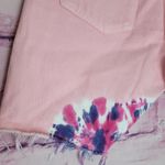 AGOLDE  PINK CUSTOM TIE DYE RAW HEM BERMUDA SHORTS SAMPLE STYLE 25 Photo 10