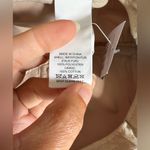 Kate Spade NWT Metal Logo Sherpa Baseball Cap island sand beige gold 1 size Photo 9