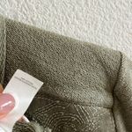 Lucky Brand  Embroidered Front Zip Soft Sweatshirt Jacket Moto Style Medium Photo 5