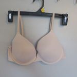 PINK - Victoria's Secret  wear everywhere t-shirt lightly lined bra in tan and pink size 34C. Photo 0