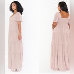 Show Me Your Mumu  Nicole Maxi Dress Soft Beige Chiffon NWT Photo 1