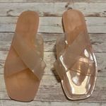 Matisse Anthropologie Peach Villa Slide Jelly Shoes Sandals Size US 8M Vacation Pink Photo 2