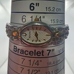 Bulova  Silver & Gold Tone Watch Photo 8