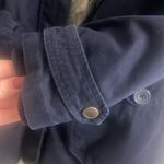 ZARA ✨ Trafaluc Cargo Parka Navy Sz Large Coat✨ Photo 5