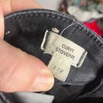 Madewell curvy stovepipe jeans black womens size 27P petite short casual trendy Photo 7