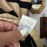 Boutique GILLI 2 piece‎ knit striped Sweater Skirt Set Women’s SIZE MEDIUM Tan Photo 9
