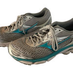 Mizuno Wave Inspire 13 Gray Green Sneakers Size 9 Photo 0