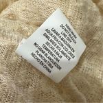 Akira Beige Shaggy Fringe Lace Ribbon Mock
Neck Long Sleeve Crop Top Size L Photo 5