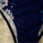 SheIn Navy Blue White Pink Floral Cheeky Bikini Bottoms Sz S Photo 49