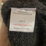 Urban Bliss Gray Floral Embroidered knit Sweater Size 12 Photo 6