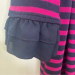 Talbots  100% Cotton Jersey Stripe Midi Shift Dress 2X Photo 7