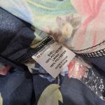 LPA  Button Up Midi Dress in Midnight Roses Medium Photo 7