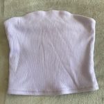 Garage Tube Top Purple Ribbed Photo 0