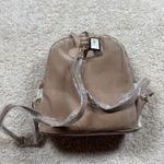 Bebe  Maria Velvet Quilted Large Backpack Taupe Gold Hardware MSRP 109 Photo 8