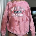 Miami Beach Crewneck Sweatshirt Pink Size XXL Photo 0