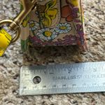 Coach  Swinger 20 ivory floral flower multi zip top mini armpit bag long strap Photo 11