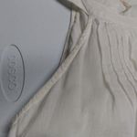 Free People  White Sleeveless Flowy Halter Neck Top Neutral Boho Size XS Photo 7