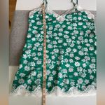 Victoria's Secret Vintage Victoria’s Secret Gold Label Ivory Green Floral Chemise Slip Dress Small Photo 8