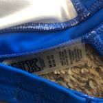 PINK - Victoria's Secret Victoria Secret Blue Bikini Top Size Medium Photo 2
