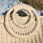 NEW Straw Purse bag Tan Photo 5