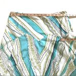 Vintage Y2K Allison Taylor Teal White Cotton Flared A Photo 1