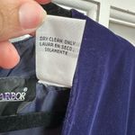 Sag Harbor  Midnight Blue Velvet Cocktail Timeless Party Dress Women’s Size 14 Photo 7