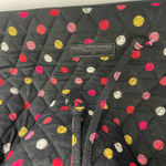 Vera Bradley NWOT  black Havana‎ dot patterned drawstring magnetic backpack bag Photo 1