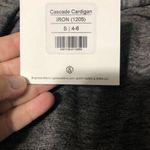 Agnes & Dora  iron grey cascade open cardigan women’s size small 4-6 NWT Photo 2