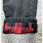 Judy Blue Womens Jeans Black Distressed ROSEWOOD Plaid Skinny Sz 5/27 Photo 4