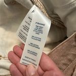 frame denim Frame Le Sylvie Slender Straight Jeans Beige Sand High Rise Size 24 Photo 5