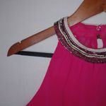 ZARA  Trafaluc S Pink Beaded Tank Top Photo 4