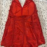 Pretty Little Thing Romper Red Photo 4