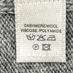Avoca Monogram Alphabet Sparkle Scarf Ireland Wool Cashmere Heathered Gray Photo 5