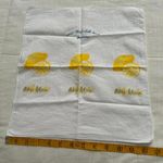 Cute retro lemon print washcloth 0623 White Photo 3