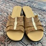 Athena Alexander Womens' Classics Tan Cork Sharbat Wedge Slide Sandal Size 8 Photo 7