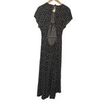 Urban Outfitters  Lindsey Spot Midi Dress Blue White Dots Medium Photo 4