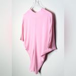 Milly Pink Silk Chiffon Dolman Sleeve Blouse Shirt Top Size M Photo 5