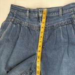 Lee Vintage  Bareback Yoke High Rise Pleated Tapered Medium Wash Jeans Petite 16 Photo 5