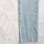 Seven7  Jeans Straight Leg Light Wash Raw Hem Jeans Size 4 Casual Mid Rise Photo 3
