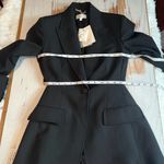 A.L.C. Carlyle Open-Back Jacket Coat Size 4 Black Photo 10